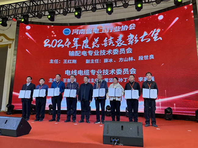 索凌電氣榮獲河南省電工行業(yè)雙優(yōu)稱號(hào)， 持續(xù)助力電力行業(yè)發(fā)展